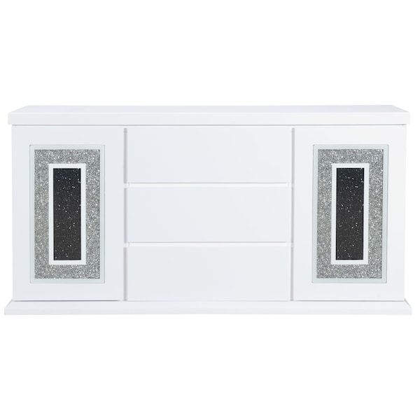 Global Furniture Usa Contemporary Monaco White Buffet 2183 - main